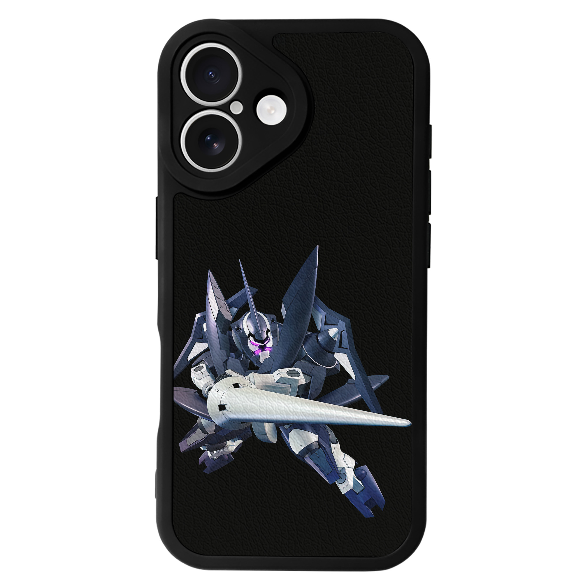 （画像用） 機動戦士ガンダム Mobile Suit Gundam 【iPhone 16シリーズ対応】シリコンスマホケース（レザー調） 材質：シリコン